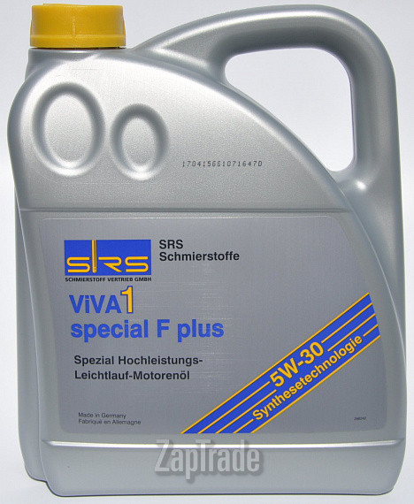 ������ �������� ����� Srs VIVA 1 Special F Plus 5W-30 ������������� | ������� 4564
