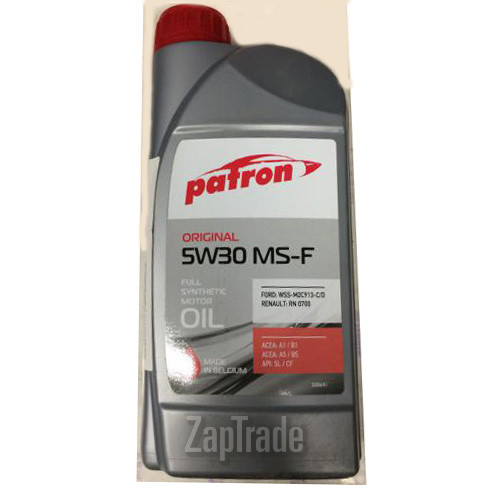 ������ �������� ����� Patron ORIGINAL MS-F ������������� | ������� 5W30 MS-F 1L ORIGINAL