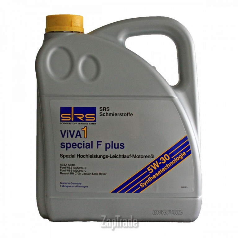 ������ �������� ����� Srs VIVA 1 Special F Plus 5W-30 ������������� | ������� 4033885001400