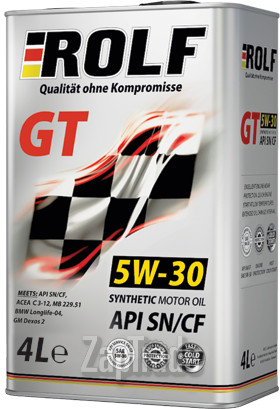 ������ �������� ����� Rolf GT 5W-30 SN/CF ������������� | ������� 107286